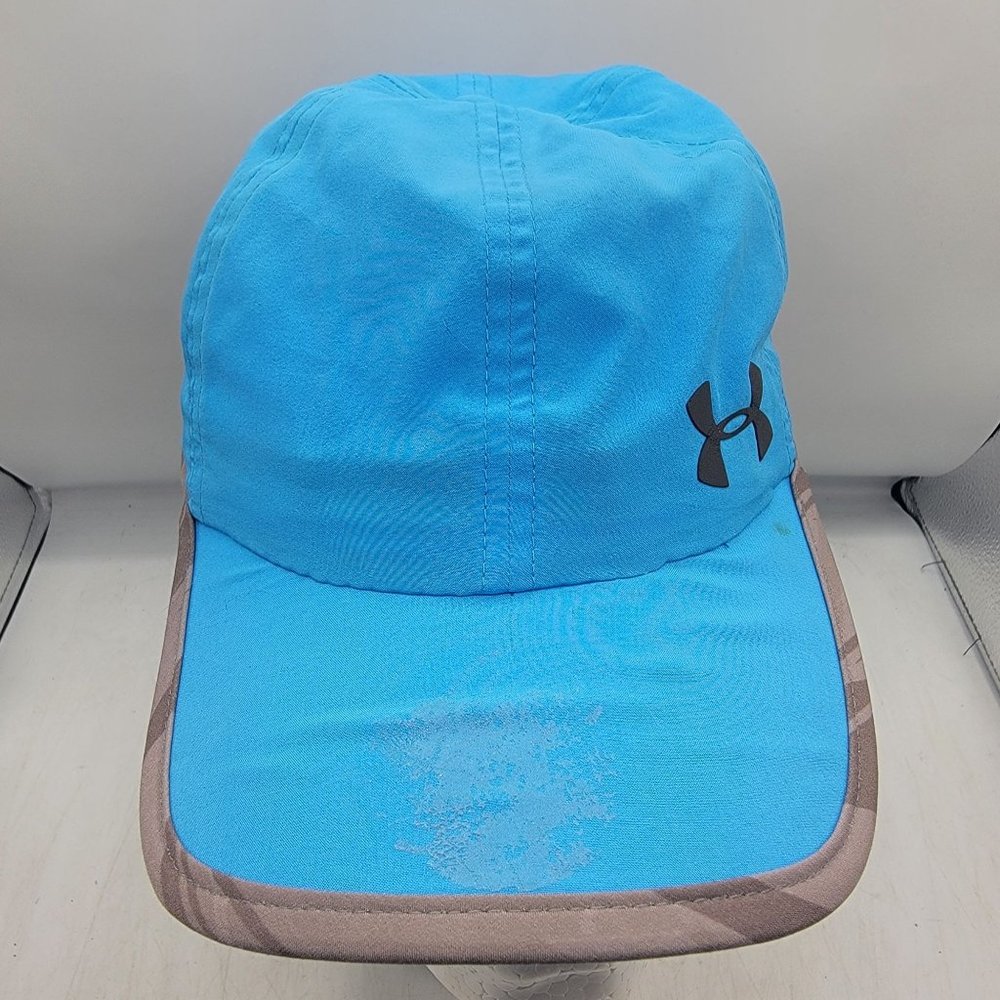 Under Armour Adults Blue Athletic Hat Lightweight Adjustable Casual Outdoors